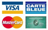Règlement par Cartes Bancaires / Visa Amex Mastercard