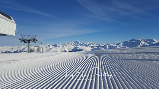 Groomed Slopes Courchevel